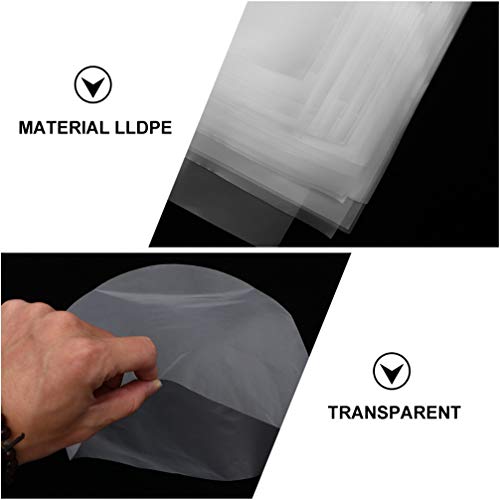 Mangas IP Externas Capa de Disco de Vinil 100Pcs Pe Capa Antiestática para Discos Lp Ld Sacos de Plá