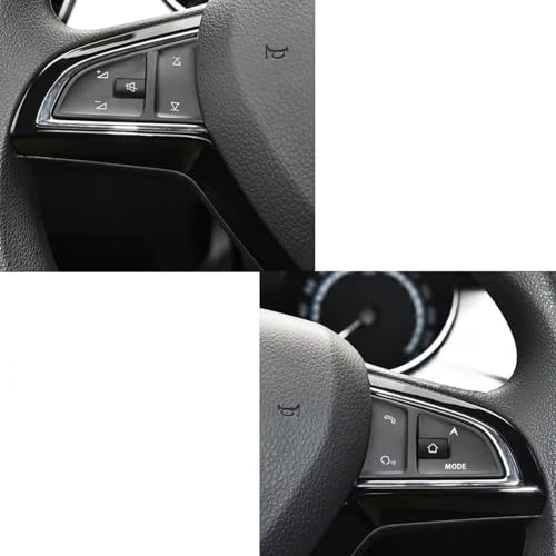 Bouton commande volant multifonction Skoda interrupteur audio précis - 2