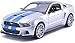 HYLH Modello di Auto pressofuso Scala 1：24 Ford Mustang GT Need for Speed ​​Simulation Decorazione Modello di Auto Giocattolo in Lega 20x8,7x6cm (Colore: Argento)