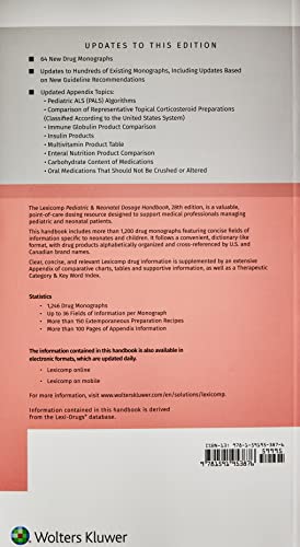 Pediatric & Neonatal Dosage Handbook