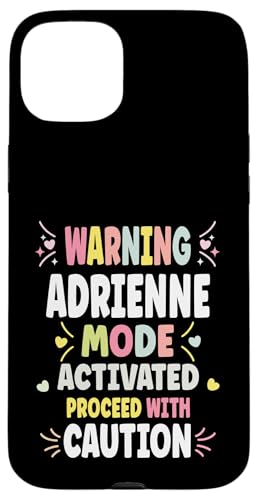 ADRIENNE Personalized Women's Gift Custom ADRIENNE �X�}�z�P�[�X iPhone 15 Plus �p