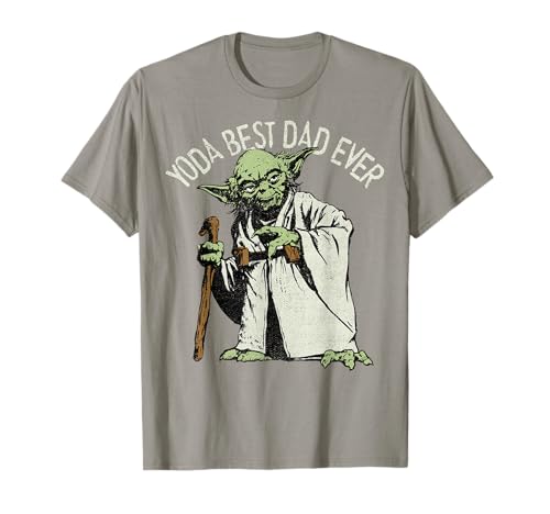 T-shirt Star Wars Yoda Best Dad Ever haut graphique imprimé pour homme