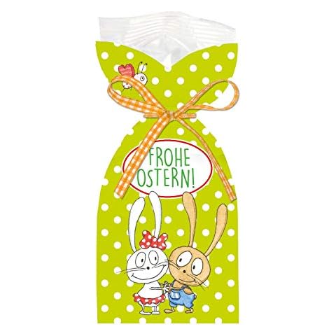 STEINBECK Ostern Geschenk Fruchtgummi 100g Frohes Fest Osterhase grün gepunktet Ostergeschenk Mitbringsel Osternest Osterei Hase süß Cover
