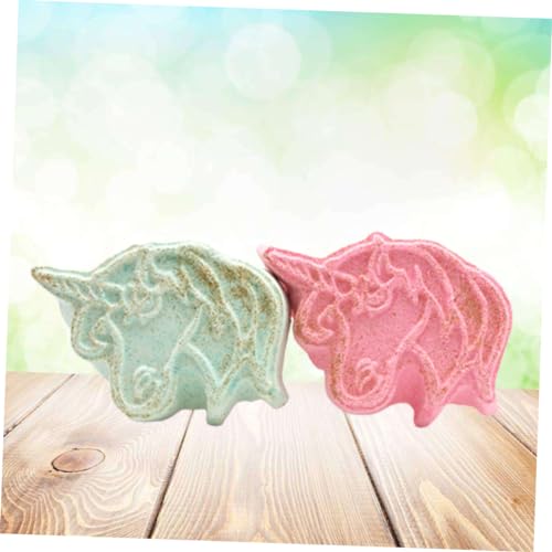 Gogogmee 2 Pçs Casa Bola De Banho Casa Banho Sal Marinho Unicórnio Banho Sal Marinho Unicórnio Bola