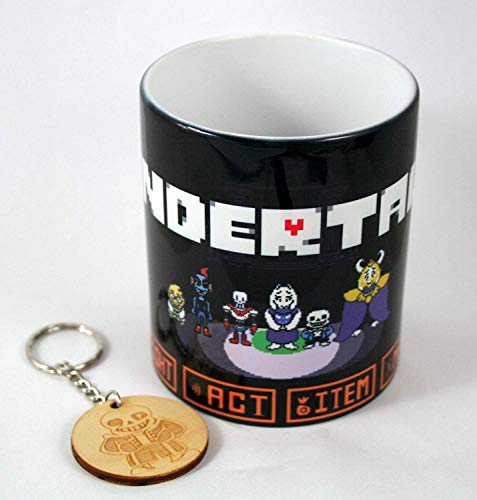 Tasse et porte-clés UNDERTALE