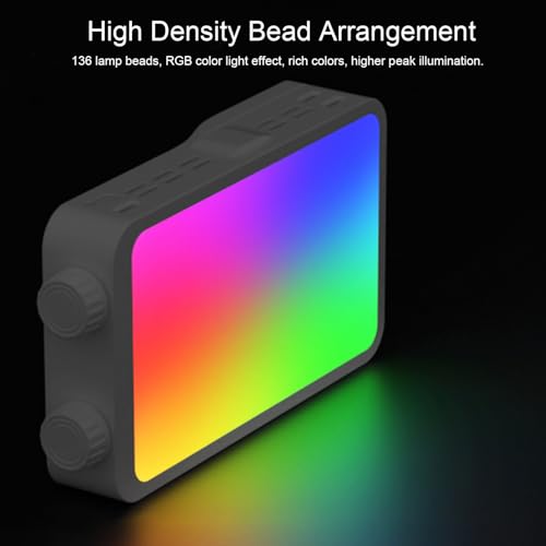 Conférence Lumières Selfies RVB 40W éclairage grand angle 120° rechargeable