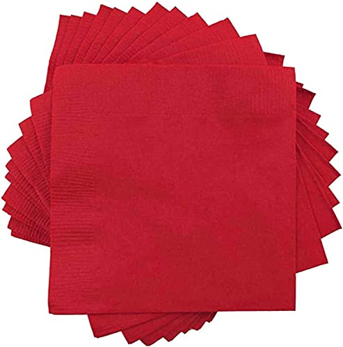Basket 4 Guest Set Including 4 Fast Food Baskets, 14 Liners, and 24 Luncheon Napkins - Red Retro Style Reusable Oval Plastic Food Serving Baskets for Hot Dogs, Burgers, Fries, BBQs, Picnics, Party - Thumbnail 6