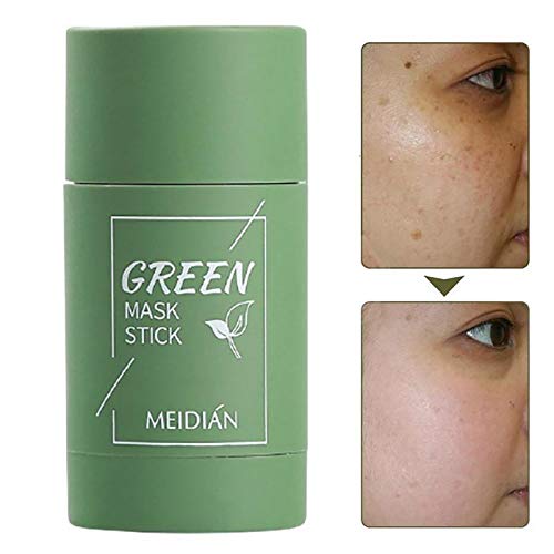 2 stuks groene thee-purifying Clay Stick masker oliecontrole gezichtsmasker, stick diep reinigend anti-acne-masker fijn… - Afbeelding 7