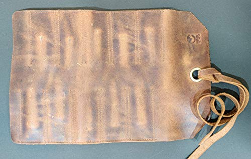 Leather Tool Roll Up Pouch - Leather Tool Wrench Roll/Chisel Bag By Rustic Town #TOP4