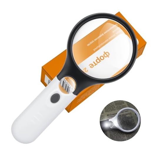 MXTIMWAN Lupa de Mano iluminada, 3X 45X Lupas de Gran Aumento con 3 Luces LED, Lupas de Mano de Gran Aumento, Lupa de Lectura, Lupa de Mano Portátil, para Leer Libros, Inspección, Manualidades