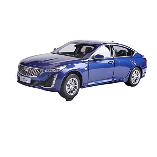 ERREJ 1/18 for Cadillac CT5 Metal Diecast Model Car Vehicle Gift Red Toys Hobby Display Collection Ornaments (Color : Blue, Packing : with Box)