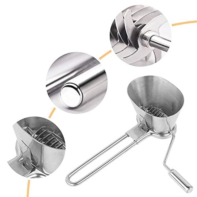 Fdit Multifunctional Stainless Steel Coriander Chopper Manual Herb Spice Mill Vegetable Kitchen Grinding Tools