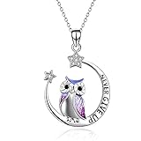 Generisch Dame Creative Drop American Oil European Star Owl Schmuck Halskette und Halsketten Hochzeit Für (Multicolor, One Size)