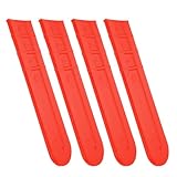 iplusmile 18 Zoll Kettensägen Schwertschutzhülle 4 Stück aus Kunststoff mit Schnellverschluss Witterungsbeständig und Vibrationsdämpfend Ersatz für Führungsschienen Schutz