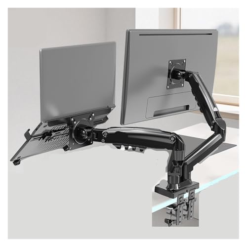 Bras mécanique pour moniteur et ordinateur portable support double écran bureau