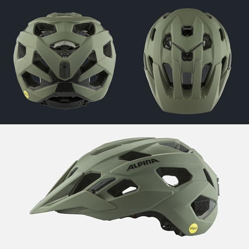 ALPINA PLOSE MIPS MTB-Fahrradhelm, Olive matt, 52-57 cm – Ansicht 5
