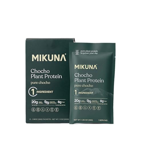 Image of Mikuna Plant Protein Powder, Pure (8 Servings) - 1 Ingredient, Non-Isolate, Lectin Free, Vegan Protein - 20g Protein, 8g Fiber - Dairy Free, Pea Free, Soy Free, Gluten Free, GLP-1 Friendly