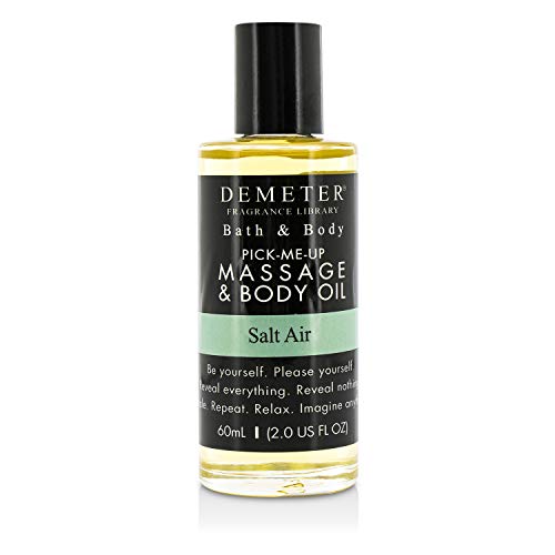 DEMETER Bath and Body Oil, Fragrance - Salt Air, Body Oils for Women and Men for Sealing Moisture, Hydrating and Nourishing the Skin, 2 0z Bottle