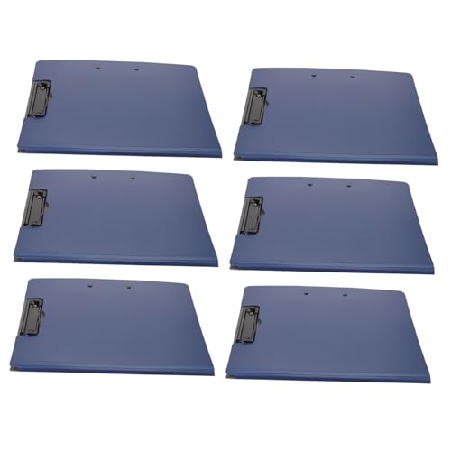 Organisateur de bureau pliable Homoyoyo 6 pièces avec double clip pour classeurs