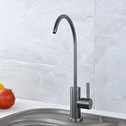 Robinet col de cygne avec filtre à eau pure pour éliminer le calcaire