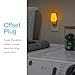 GE Sleeplite Night Lights Plug Into Wall, Dusk to Dawn Sensor, Ambient Lighting, Sleep Aid, Bathroom Décor, LED Lights for Bedroom, Apartment Essentials, Smart Home,86153, Amber, 4 Pack