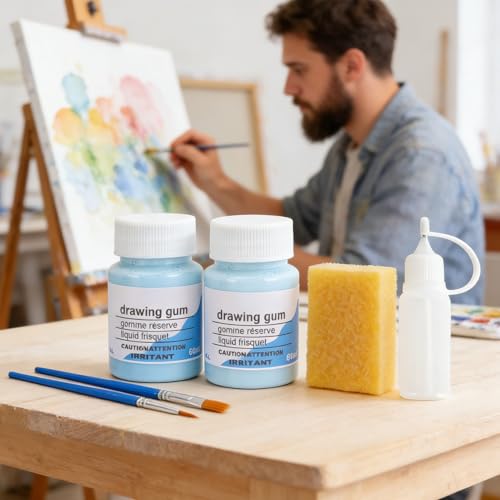 Fluide de masquage à élimination propre et application précise, 2 pièces - 6