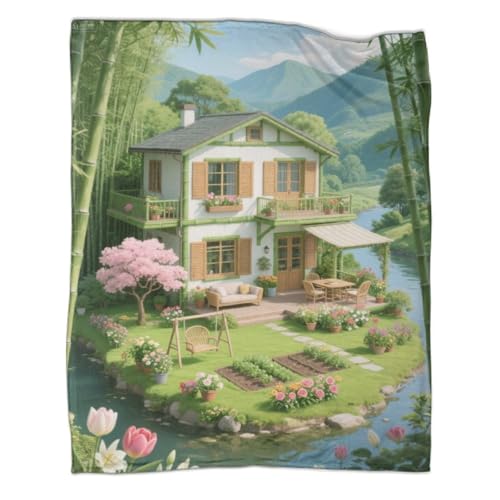 Couvertures microfibre moelleuse pour canape salon rural 180x200 - 2