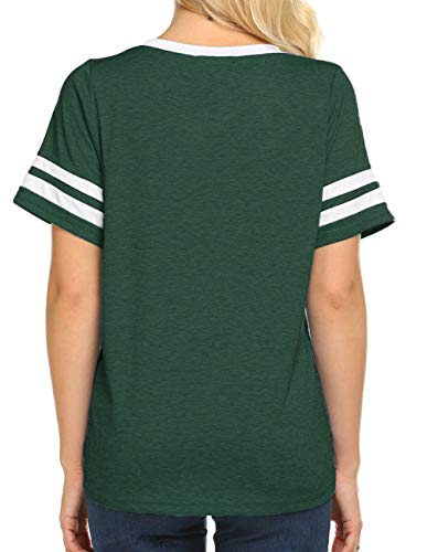 OMSJ Womens Summer Tops Casual Short/Long Sleeve T-Shirts2