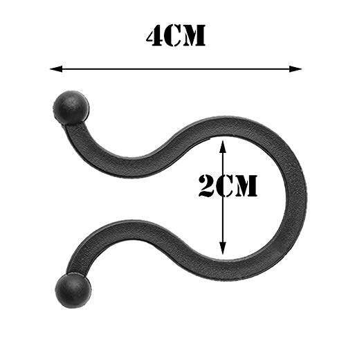 SEVEN HORSE TECH® Reusable Multipurpose Lock Twist Ties Cables Wires Organizer Manager (Pack of 20 Pieces, Random Color)