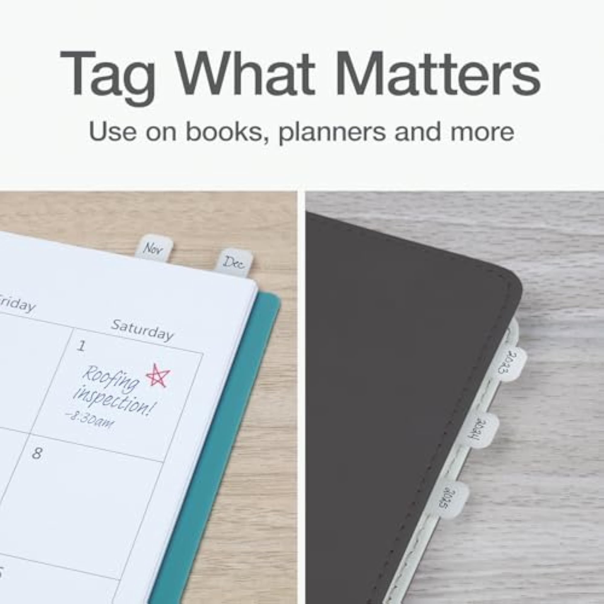 Write-On Index Tabs, Permanent Adhesive, 416 Tabs