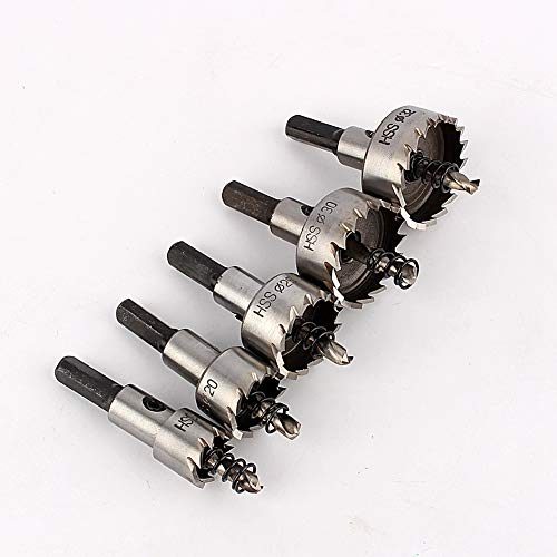 Hole Saw Cutter Drill Bit Hole Saw Set Stainless Steel Metal Alloy High Speed Drill Bits Hole Saw Cutter Power Tools 16mm