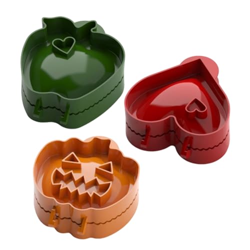 Hand Pie Molds - 3 Pieces Press Non-Stick Easy-Release Makers for Baking, Hand Pies, Meat, Eggs,...