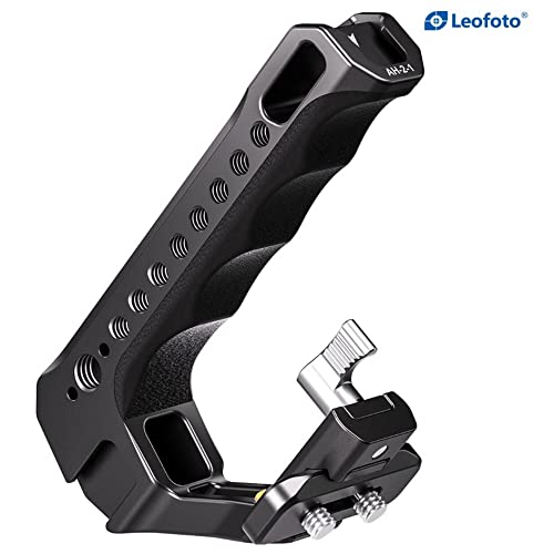 Image of Leofoto AH-2 Camera Top Handle, ARRI Side Locating Sockets, Cold Shoe Mount, Multiple 1 /4 inch-20 Accessory Sockets, Three Option Available (AH-2-1-NATO)
