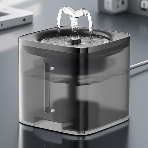 Cat Water Fountain for Drinking, Dog Drinking Fountain, 2L Automatic Cat Drinking Fountain, Pet Water Fountain with Super Silent Pump and Activated Carbon Filter, for Multiple Pets Cat Water Fountain for Drinking, Dog Drinking Fountain, 2L Automatic Cat Drinking Fountain, Pet Water Fountain with Super Silent Pump and Activated Carbon Filter, for Multiple Pets