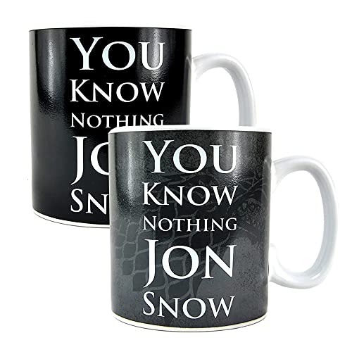 Half Moon Bay Tazza di cambio di calore Trono di Spade 400ml - Jon Snow