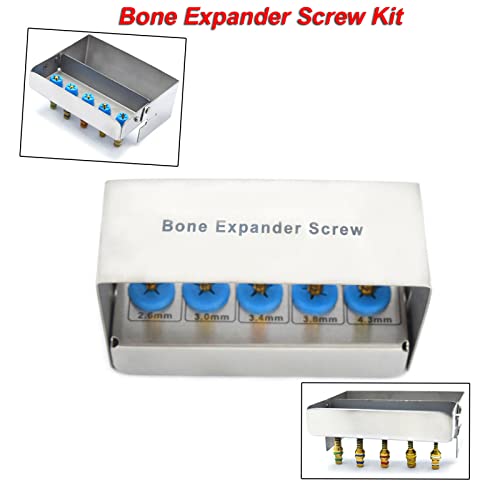 Medspo Professional Dental Elevators | Composite Restorative Implants | Luxating Filling | Surgical Root Extraction Spreading | Osteotome Periotome Instruments (Bone Expander Screw Kit) #TOP1