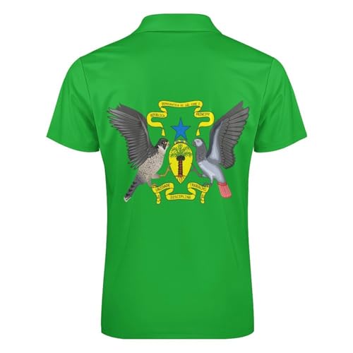 Polo col zippé homme São Tomé mailles légères pull de golf vert - 3