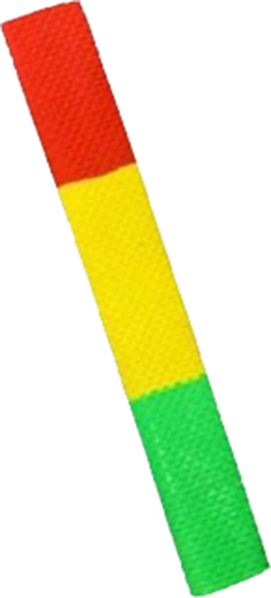 ND Jiggy Jazz Carribean Cricket Bat Grip Snake Style Rastafari Red Yellow Green