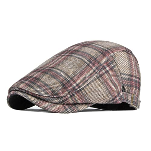 Ccbuy Painter Beret Hats Fashion Newsboy Caps Autumn Winter Cotton Plaid Newsboy Caps Flat Peaked Cap Men And Women #TOP28