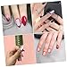 IWOWHERO Silk Nail Wrap Kit 6 Sheets Self-Adhesive Protective Nail Art Patch and Reinforcement for Manicure Enthusiasts and Home Use