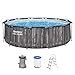 Bestway Steel Pro MAX Frame Pool-Set mit Filterpumpe Ø 366 x 100 cm,...