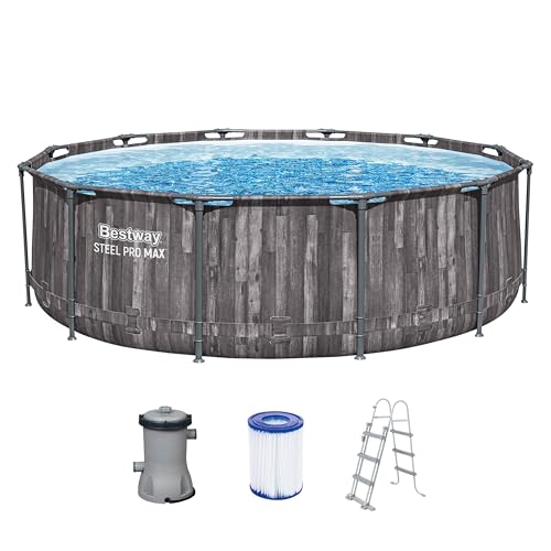 Bestway Steel Pro MAX Frame Pool-Set mit Filterpumpe Ø 366 x 100 cm,...