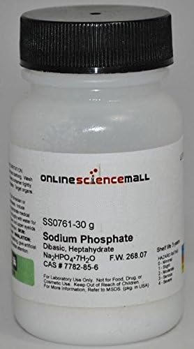 Sodium Phosphate Dibasic, Heptahydrate - Lab Grade Laboratory Reagent 30g