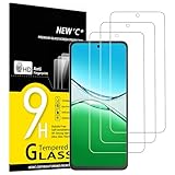 NEW'C 3 Piezas, Protector Pantalla para OPPO A5 5G/4G, Cristal templado Antiarañazos, Antihuellas, Sin Burbujas, Dureza 9H, 0.33 mm Ultra Transparente, Ultra Resistente