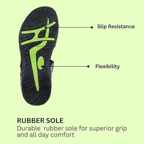 Image of FUEL Punch-01 Comfortable & Breathable Casual Men Sandals with Anti-Skid Rubber Sole for Walking, Running & Outdoors