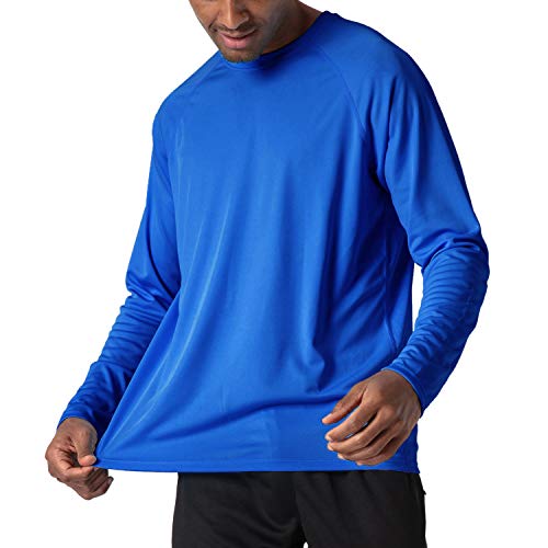 Men's Long Sleeve Shirts UPF 50+ UV Sun Protection Athletic