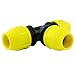 Underground IPS Yellow Poly Gas Pipe Tee (1/2)