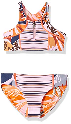 Image of Maaji Girls' High Neck with Zip Front Bikini Swimsuit Set