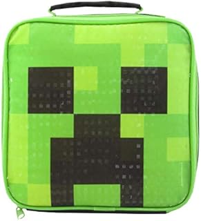 Minecraft Creeper Lunch Bag Lunch Box 23x23x8 cm