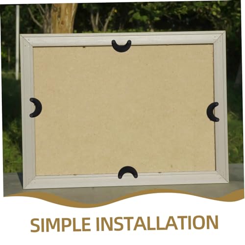 Image of POPETPOP 50pcs Picture Frame Backing Clips Easy to Install Photo Frame Fasteners for Hanging Pictures and Artwork Turn Button Hardware